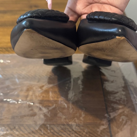 Kate Spade Black Quilted Heart Mules - Picture 11 of 11